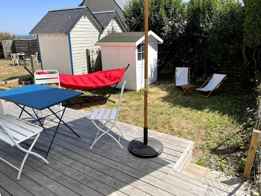 La Cabine Vue Mer Luc-sur-Mer Esterno foto