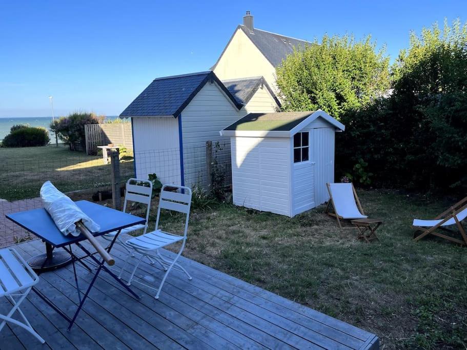 La Cabine Vue Mer Luc-sur-Mer Esterno foto