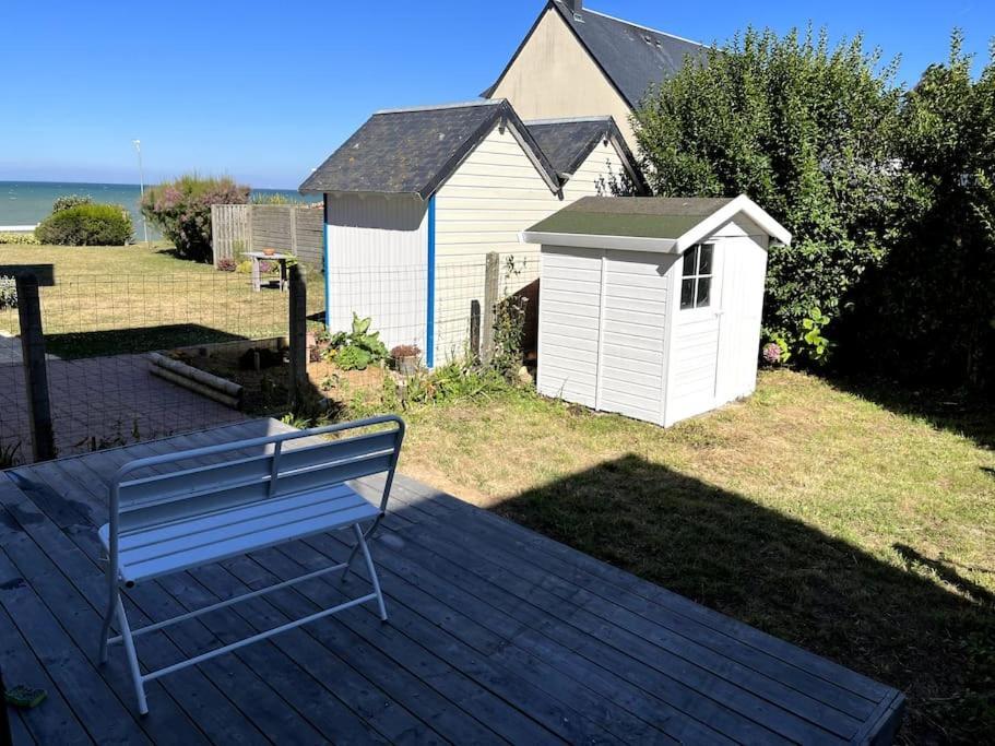 La Cabine Vue Mer Luc-sur-Mer Esterno foto